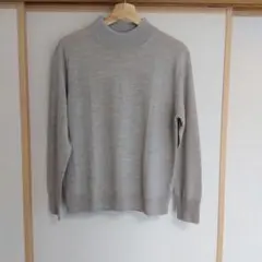 無印良品　ハイネックセーター　L　オートミール　試着のみ