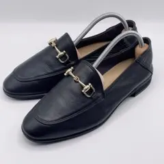 バブーシュ LE TALON ルタロン ビットローファー 黒　23.5cm