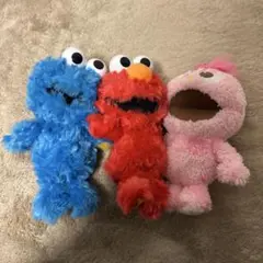 SESAMESTREET エルモ クッキーモンスター モッピー ぬいぐるみ