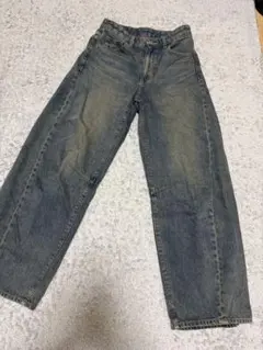 GU バレルレッグジーンズ　67Blue