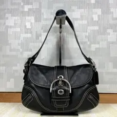 Coach Soho Black Oneshoulder Bag Black