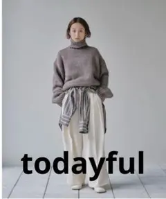 todayful Heavy Turtle Knit タートルネック ニット