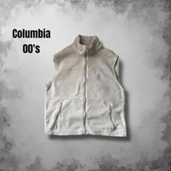 Columbia フリースジャケット ジップベスト y2kヴィンテージ USA