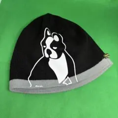 サッカージャンキー　ニット帽　黒