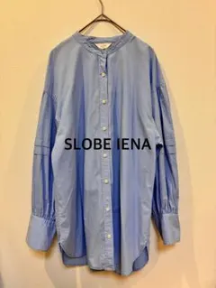 SLOBE IENA ボリュームスリーブデザインブラウス　ホワイト