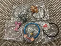 ディズニー　ヘアゴム　ガチャ　トランプ&レディなど　まとめ売り　5点セット