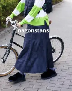 nagonstans M ストライプスカート straight skirtのサムネイル