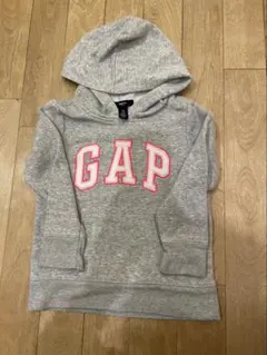 GAP グレー フード付きパーカー キッズXS