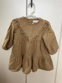 【美品】ZARAベビーワンピース 9-12ヶ月