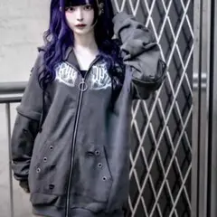 Kry Clothing 「IBYOL 2」ねこみみ裏起毛パーカー　狼耳 Kry Clothing 「IBYOL 2」ねこみみ裏起毛パーカー 狼耳 - メルカリ
