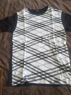 Burberry Black Label チェック柄 Tシャツ サイズ2