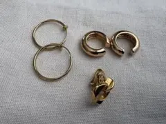 イヤリング・イヤーカフ3点セット売り