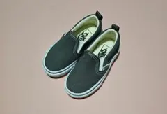 VANS スリッポン キッズ 14cm チャコールグレーのサムネイル