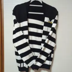 モンスター ストライプ カーディガン