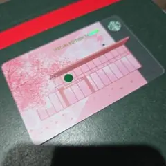 スターバックスカード　 台湾　林口文化北　スタバカード　桜