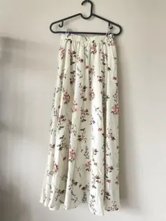 fifth 花柄フレアロングスカート