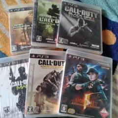 PS3 ゲームセット コールオブデューティ バイオハザード5