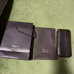RYU 本革　カーキ　長財布のサムネイル