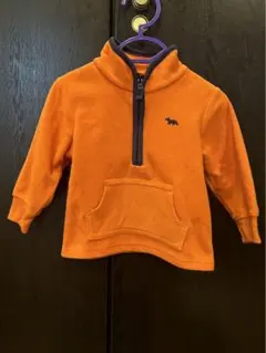 【carter's】12M オレンジ 長袖フリース