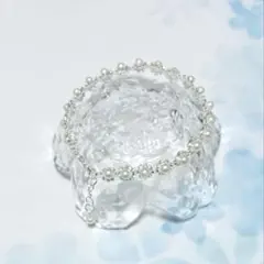 パールビーズ　ブレスレット　ハンドメイド