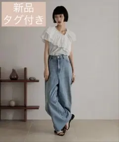 【未使用】LOWRYSFARM アシメフリルギャザーＳＳ