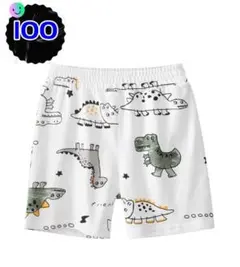 恐竜柄ハーフパンツ 100cm 子供　大人気　ワイド　キッズ　韓国 男の子