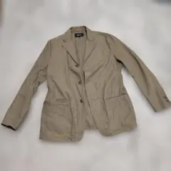 COMME CA ISM テーラードジャケット カーキ
