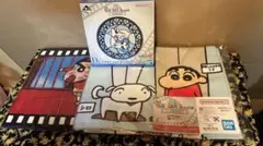 一番くじ 劇場版クレヨンしんちゃん　C賞ビッグタオル2種　Ｄ賞セット