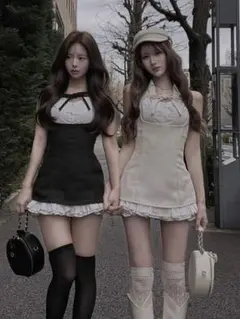 新品未開封 Darich クラシカルドッキングフリルミニワンピース