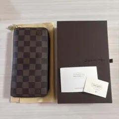 ルイヴィトン　ダミエ　エベヌ　ジッピ－ウォレット　長財布　ロングウォレット