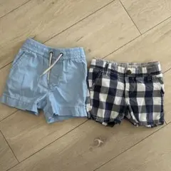 2点セット　ズボン　ブルー系　80 Baby GAP