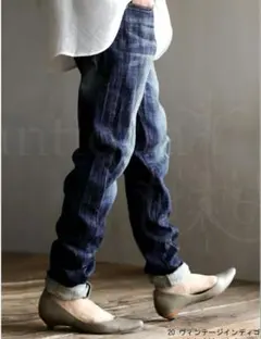 本日売れなければ削除。アンティカ antiqua デニム　サイズM