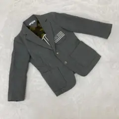 《トミーヒルフィガー》Sサイズ　 テーラードジャケット　綿　グレー