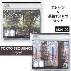 【新品未使用】ファミマ フォトTシャツ 半袖＆長袖2枚セットMサイズ