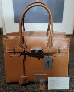 【週末セール】傳濱野 濱野皮革工藝 ミーティアレザーハンドバッグ 皇室御用達