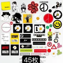 ジヨン　GDRAGON。45枚入りステッカー（即購入o k
