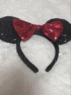 スパンコール ミニー カチューシャ