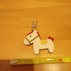 新品未使用品　馬デザイン キーホルダー・キーリング