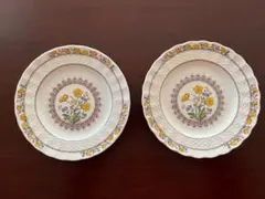 英国　Spode スポード　バターカップ　プレート　16.5cm × 2枚セットのサムネイル