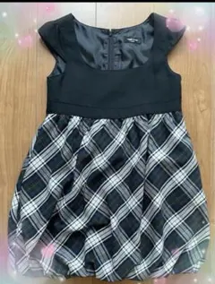 COMME CA ISM チェック柄 ワンピース 130A