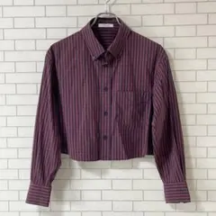 MACPHEE シャツ ボタンダウンシャツ 長袖 短丈 ショート丈のサムネイル