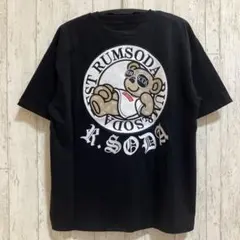RUMSODA ベアプリント 半袖 上下 セットアップ サイズL 水色 - メルカリ