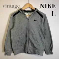 【ヴィンテージ】【美品】NIKE ナイキ パーカー THERMA FIT グレー