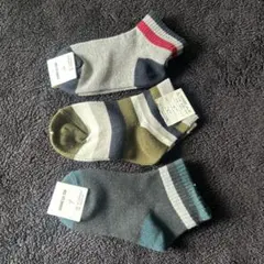 コムサイズム 靴下 3足セット(16-18㎝)