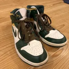NIKE AIR JORDAN 1 MID グリーン 26.5cm