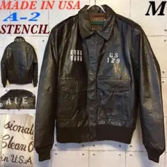 希少 80s A-2 レザーフライトジャケット TALONジップ　サイズ42相当 希少 80s A-2 レザーフライトジャケット TALONジップ サイズ42相当