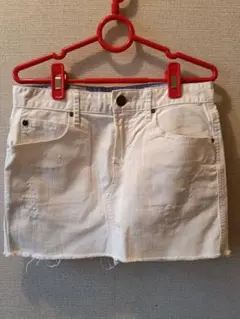GAP ホワイトデニム スカート XS