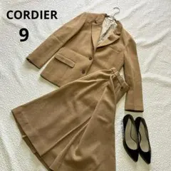 CORDIER セットアップスカートスーツ キャメル 上品 入学式 発表会
