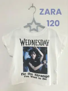 ZARA⭐︎WEDNESDAY Tシャツ ホワイト　120