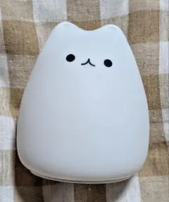 【最終価格】白猫 シリコンルームライト
